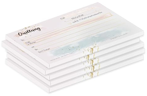PRICARO Quittungsblock GoldenDots, A6, 5 Stück