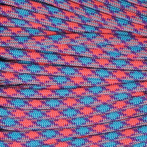 West Coast Paracord 15 m Typ III 7 Stränge Kern 550 Paracord (Pink)