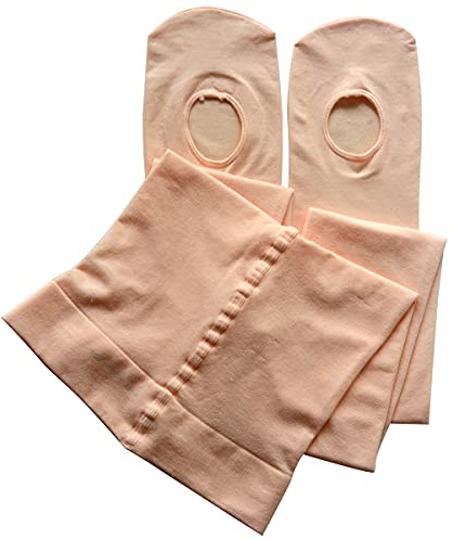 WalBryka Medias de ballet de alta elasticidad para mujeres y niñas convertibles Transición ultra suave Panty hose (rosa ballet) - rosa - Large