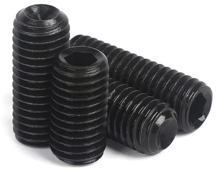 50 Stück M2 M2,5 M3 M3,5 M4 M5 M6 304 Edelstahl Innensechskant Gewindestift Madenschraube, M6x12mm