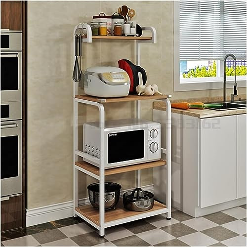 Rejilla para Microondas Estantería Microondas Estante Para Horno Microondas De 3 Niveles, Estante De Cocina, Armario Para El Hogar, Estante De Cocina, Armario Para Horno Microondas, Estante De Pie Par