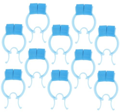 FRCOLOR Clip Per Naso Per Allenamento Respirazione Polmonare 16 Pezzi, Pinza Nasale Portatile in Eva e Pom, Ferma Emorragie Nasali, Adatta Per Uso Sportivo e Viaggiatori