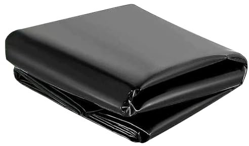 Revestimiento Para Estanques Con Capa Base Para Estanques Lona Estanque De Negro Revestimiento Para Estanque Revestimiento De Membrana Para Estanques De Jardín Piscinas(Size:9*9m(29.5*29.5ft) 20S)