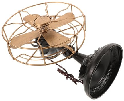 Warmhm Di Ventilatore Vintage Ferro Per Decorazione Domestica Scultura Retro Per Scrivania Arredo Elegante e Duraturo Per Casa e Ufficio