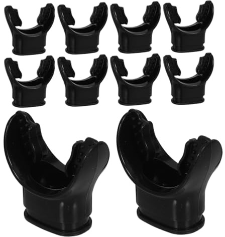 POPETPOP Lot de 10 Embouts Buccaux De Rechange en Silicone pour Équipement De Plongée Tuba Respiratoire Confortable Et Durable pour Natation Et Plongée sous-Marine