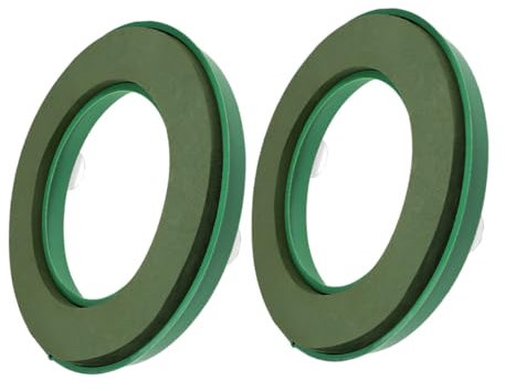 ibasenice Flower Foam Ring Suction Cups Green Floral Tape Floral Mud Wedding Car Conference Podium Decor