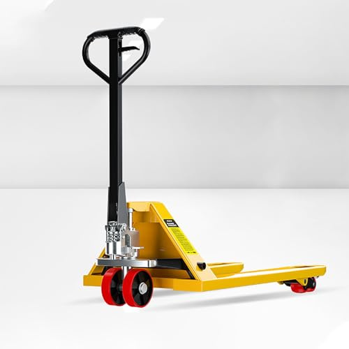 Carrello Elevatore Manuale da 5 Tonnellate, Piccolo Carrello Elevatore con Telaio Rinforzato, Ruote in PU Silenziose, Adatto per Magazzini e Altri Scenari(47.2x21.7 in/120x55 cm)