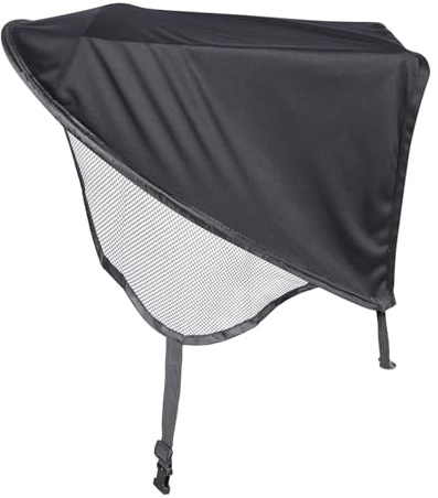 ELAYARD Toldo para Cochecito de Ñiño Portátil y Protector Solar, Funda Parasol de Licra Negra, Resistente al Viento, Cobertura Amplia para Paseos al Aire Libre, Accesorio para Padres