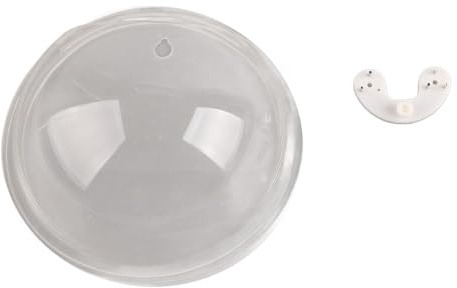 Chiffonade 5.9 Inch Transparent Acrylic Wall Mounted Fish Bowl Space-Saving Leak-Proof Hanging Aquarium for Small Fish Plants Home Office Decoration