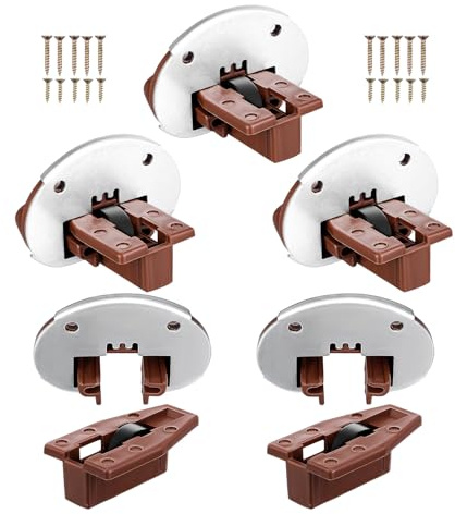 HOLIDYOYO Kit Guide per Cassetti Montaggio Inferiore in Plastica Set Riparazione Guide per Mobili e Cassettiera Accessori per Montaggio Rapido e Ripristino Funzionalità Resistente e