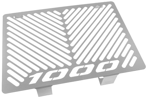 Honda CBF 1000 '2006 – 09 Radiator Water Cooler Grille Antifreeze Radiator Grille Guard Cooler Line Logo Silver