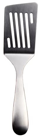 TONGDY Non Slip Stainless Steel Pizza Sever, Hollow out Design Pizza Cutter Shovel, for Cake, Dessert, Tart, Easy to Use and Clean
