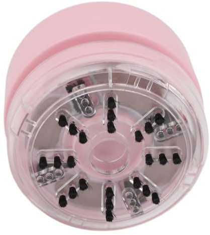 Mini Spazzatrice da Tavolo, Aspirapolvere da Tavolo Alimentato a Batteria a Basso Rumore Multifunzione Portatile per Ufficio (Roseo)