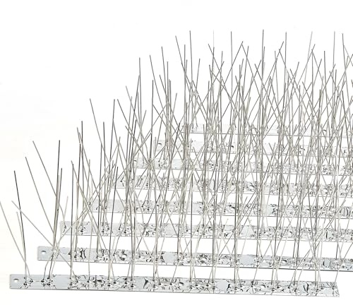 Sewokon 18pcs vogelschutzgitter,taubenabwehr spikes,vogelschutz,pigeon Repellent balcony,taubenabwehr spikes selbstklebend