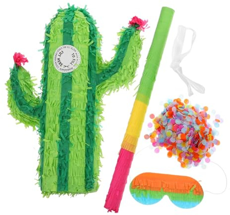 Balacoo Pinata Cactus Gigante per Feste Compleanno Adulti Decorazione Creativa e Interattivo con Dolci Pinatas Resistenti per e Party Tema Forest Colore Casuale Colore Casuale