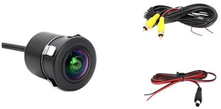 Telecamera backup Telecamera Per Retromarcia Anteriore E Posteriore Per Auto, Telecamera Per Parcheggio AHD 1080P, Grandangolo Da 180 Gradi, Impermeabile HD Videocamera Retromarcia(AHD 1080P)