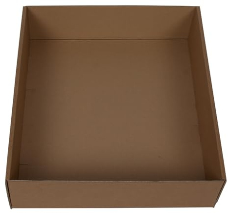 BB-Verpackungen 8x Stülpdeckel Kleiderbox Mini/Maxi 628x528x150mm (8 Stück) - ermöglicht mehr Inhalt und stabilisiert für Transport