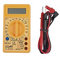 COATI - Multimetro Electrónico, Polimetro Profesional Electrónico, Tester Adecuado para Electricistas, Incluye Pantalla LCD, Juego de Punteras, Funda para Transporte y Pila 9V