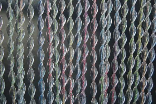 La Tenda Türvorhang Napoli 1 Raumteiler Fliegenvorhang Insektenvorhang Multicolour transparent, Maße:100 x 230 cm