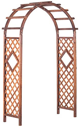 Bois D'arche À Rosiers,Arches De Jardin Résistantes Aux Intempéries,Treillis De Pergola,Arc Pour Plantes Grimpantes Vrilles De Rose,Tonnelles,Aide À L'escalade,Terrasse De Jardin,120x215cm/140x225cm