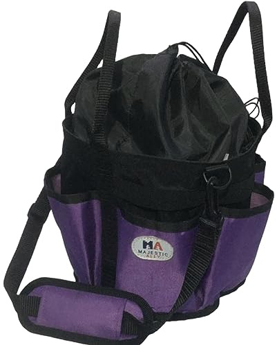 Majestic Ally horse Grooming Organizer Tote Bag (Purple)