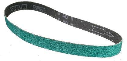 4 Stück 25 x 762 mm Z/A-Schleifband, 2,5 x 76,2 cm, Schleifbänder for Schleifen von Messerklingen (Color : P40 x 4 pcs, Size : 762x25mm)