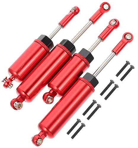 Gadpiparty 4stücke Teilige Stoßdämpfer Für Rc-automodelle Vorne Und Hinten Ersatz-dämpfer Für Modellautos Alu-dämpfer Für Rc-car-Modelle Zubehör Für Automodelle