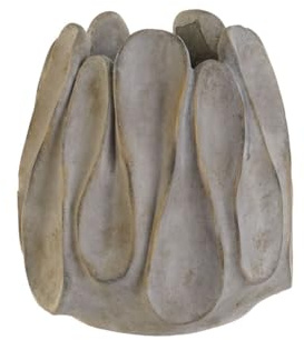 Home ESPRIT Fioriera Grigio Cemento Romantico Usato 34 x 34 x 36 cm