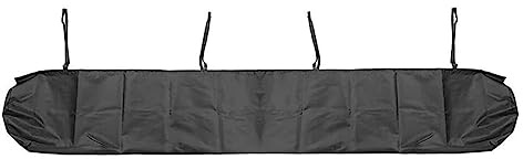 dijiusidy Waterproof Awnings Designed For Maximum Outdoor Comfort Dustproof Cloth Awning Rail Protector Retractable Awnings, black, 5 meters