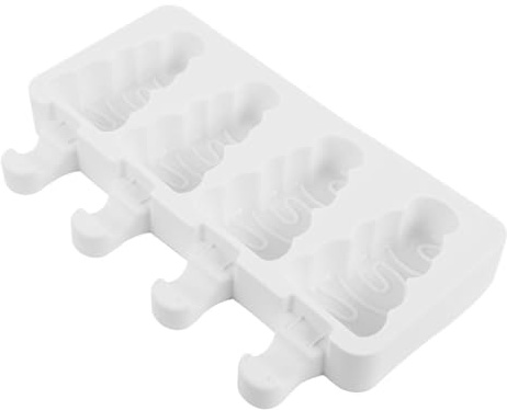 FUNOMOCYA Moule En Silicone Pour Sorbetière En Forme De Sapin De Noël Lot De 4 Bâtonnets De Glace Sûrs Et Faciles À Utiliser Pour Garçons Et Filles Pour Les Fêtes Et Les Rassemblements