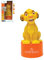 Lexibook, Disney Der König der Löwen, Simba Nachtlicht mit Lautsprecher für das Kinderzimmer, weiches Licht, batteriebetrieben, gelb/orange, NS01AN