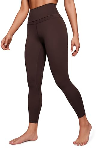CRZ YOGA Naked Feeling Leggings 64cm | Extrem Weich, Leichte Kompression, Yoga, Hohe Taille, für Damen