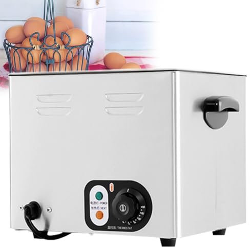 Hervidor de Huevos Eléctrico, Capacidad para 60 Huevos, Hervidor de Huevos de Aguas Termales para Huevos Duros, Blandos o Semiduros, Hervidor de Huevos Automático Comercial de Gran Capacidad