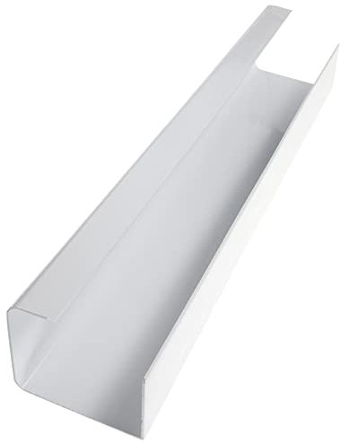 KONTONTY Kabelmanagement Unter Schreibtisch Kabel Organizer Weiß Klein Kabelführungsfach Ohne Bohren Kabelwanne Zur Ordnung Von Steckdosenleisten Und Netzteilen