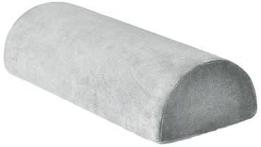 SunshineFace Half Moon Memory Foam Cushion, Orthopaedic Bolster Pillow with Removable Washable Velvet Cover, Leg Elevation Pillow Effective Support for Neck Knees Legs Waist