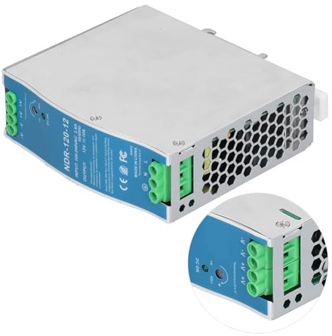 Tbest Alimentatori, NDR-120-12, interruttore di alimentazione a binario, 10 A, 120 W, alimentatore industriale per binari AC100-240 V