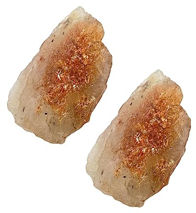 NIYANGLE Piedras Energéticas Naturales para Relajación y Decoración en Tanque de Peces, 2 Piezas de Piedra Varios Estilos Ideales para Meditación y Yoga Estilo Aleatorio