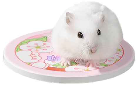 Erfrischender Teppich für Hamster – bequemer Teppich für Meerschweinchen, kühlender Teppich für Kaninchen-Käfig, reflektierende Nagerteppiche, kühlende für Kaninchen