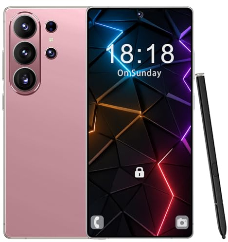 T-Smart Unlocked Android 14 Mobile Phone, 12GB+512GB, 6.9 HD Display, 4500mAh Battery, 21MP+8MP Camera, Dual SIM, Face Unlock, SIM Free Smartphone