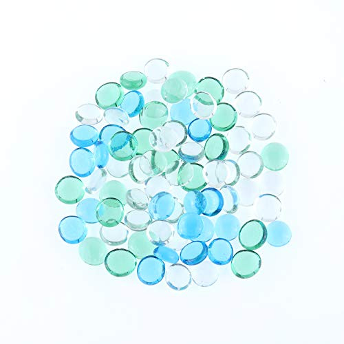 Mipruct Vase Filler,Colorful Crystal,Stone Gem for Garden,Decorative Glass Beads,Glass Gem in Vase,0.75LB-Approx (Light Mix)…
