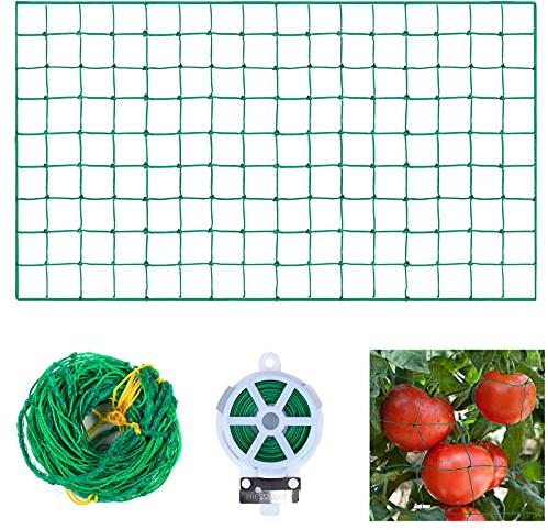 Trellis Red de jardín,Red De Enrejado De Plantas,Jardín Enrejado Red Plantas,Enrejado prémium con Gran Ancho de Malla para el Crecimiento pepinos,Tomates y Plantas trepadoras(1.8 m * 5 m)
