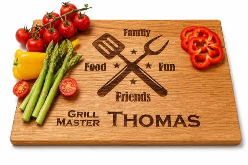 Planche à Découper en Bois Gravée et Personnalisée -Amusant | Cadeau pour papa | Cadeau personnalisé | Planche à Pain | Idee Cadeau pour Femme | Cadeau de mariage | Planche Bois par Algis Crafts