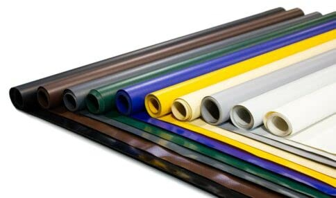 ANKO PLANEN Telone per camion 700g/m² in PVC – extra resistente – con occhielli e senza occhielli – Telone di copertura premium (Antracite, 2,5m x 6m, senza occhielli)