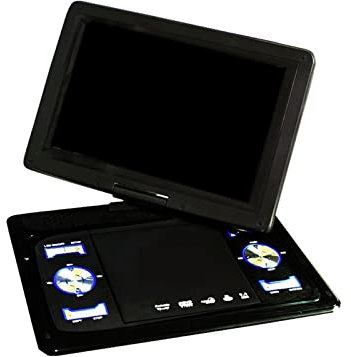 Lettore Dvd Portatile Lettore Dvd for Auto da casa Portatile da 13,9 Pollici VCD CD Game TV Player Schermo Girevole USB con Telecomando Lettore multimediale con Uno Schermo HD Rotante