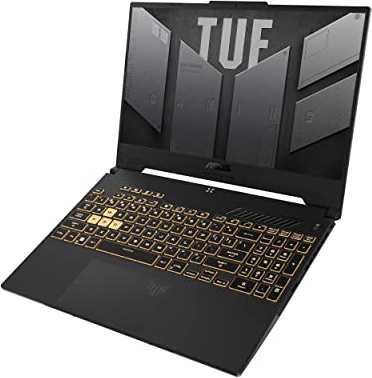 ASUS TUF Gaming F15 (2023) Ordinateur portable de jeu, 15,6 po FHD 144 Hz, écran 100 % sRVB, GeForce RTX 4050, Intel Core i5-13500H, 16 Go DDR4, SSD PCIe de 512 Go Gen 4, Wi-Fi 6, Windows 11