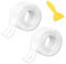WanderGo Cinta Selladora Baño, 2 rollos Transparente de Cinta Selladora Impermeable para sellos para el baño para duchas, cocinas, esquinas, decoración del baño, con herramienta de sellado