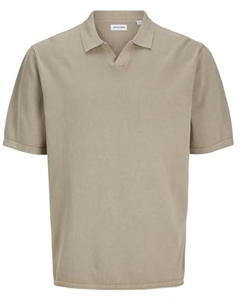 JJELEO Knit Polo SS SN, Porslin, M