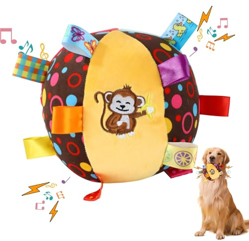 ACAREY Hundespielzeug Ball, Hundespielzeug Unzerstörbar mit Seil, Interaktives Wasserspielzeug Hund für kleine mittlere große Hunde, Hundeball für Outdoor, Indoor, Rasen, Schwimmen