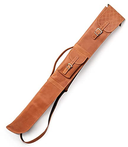 Sac pour canne de marche, étui, pochette – Support de canne en cuir naturel