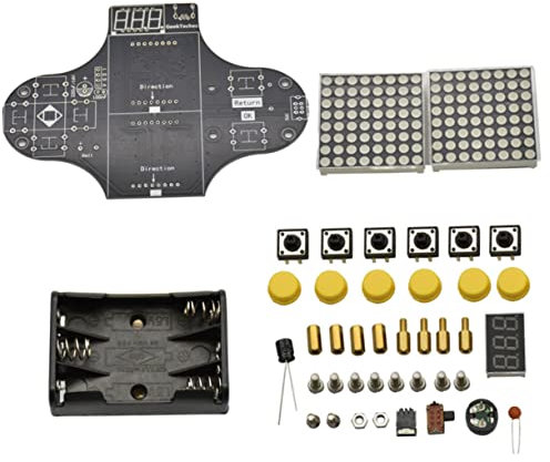 TOYANDONA Elektronik DIY Spielekonsole Lötübung Bausatz Mit Hd Kinderfreundliches Programmier Lötkit USB Batteriebetrieb Vorinstallierte Spiele Lernförderndes Elektronik